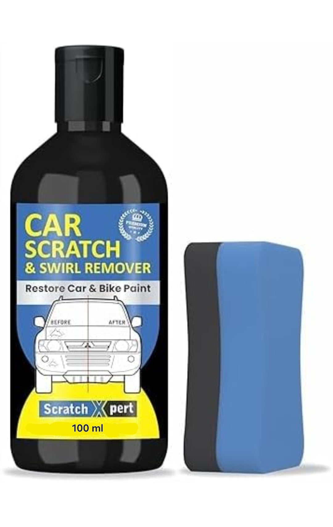 🚗✨ Car Scratch & Swirl Removal 100ml (Pack of 2)
